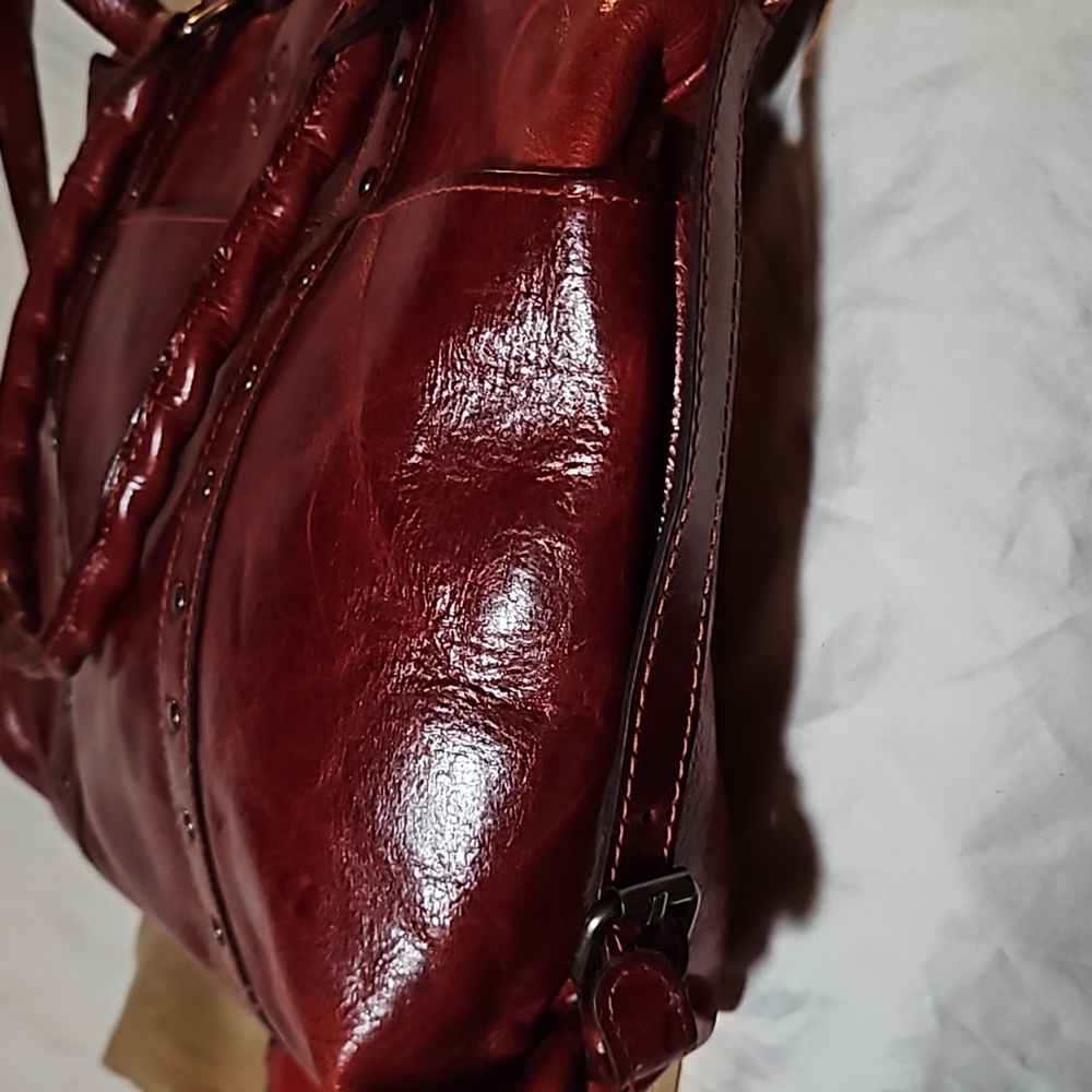 Patricia Nash Leather Satchel - Picture 3 of 8